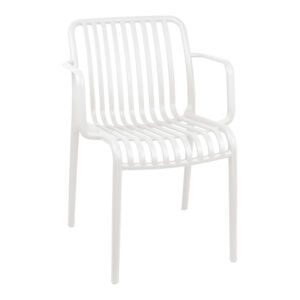 Πολυθρόνα Zoi House Genius pp σε λευκή απόχρωση 54x57.5x79εκ