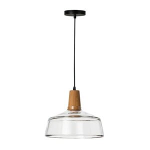 Φωτιστικό οροφής Godren House Genius διάφανο μέταλλο-γυαλί Φ24x19εκ