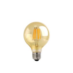 Λαμπτήρας LED G80 Bulb House Genius 4W E27 2700K 200-220V amber