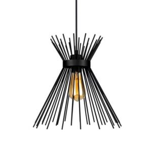 Φωτιστικό οροφής Candle I House Genius E27 μέταλλο μαύρο Φ25x30εκ