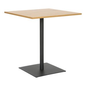 Τραπέζι Nerobian House Genius mdf σε sonoma απόχρωση 70x70x75εκ