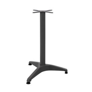 Βάση τραπεζιού Oiseau House Genius μεταλλική σε μαύρη απόχρωση 45x45x72εκ