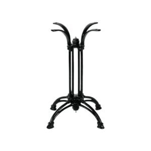 Βάση τραπεζιού Astu House Genius μεταλλική σε μαύρη απόχρωση 42x42x72εκ