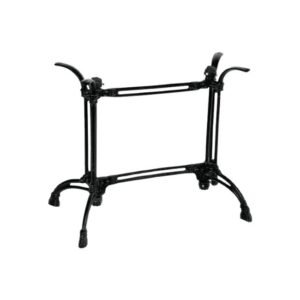 Βάση τραπεζιού Basa House Genius μεταλλική σε μαύρη απόχρωση 82x50x71εκ