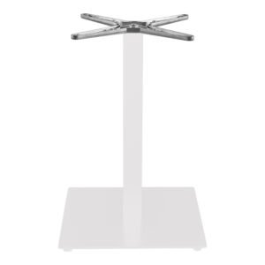 Βάση τραπεζιού Thonor House Genius μεταλλική σε λευκή απόχρωση 48x48x73εκ
