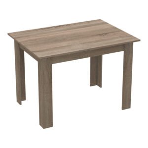Τραπέζι Manka House Genius σε sonoma truffle απόχρωση 110x80x77εκ