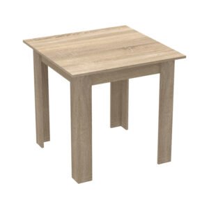 Τραπέζι Manka I House Genius σε sonoma απόχρωση 80x80x77εκ
