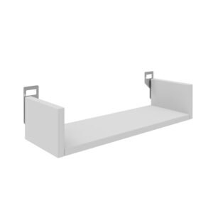 Ραφιέρα τοίχου Derva House Genius σε λευκή απόχρωση 45x15x10cm