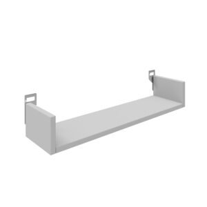 Ραφιέρα τοίχου Derva House Genius σε λευκή απόχρωση 60x15x10cm