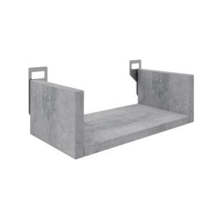 Ραφιέρα τοίχου Derva House Genius σε cement γκρι απόχρωση 30x15x10cm
