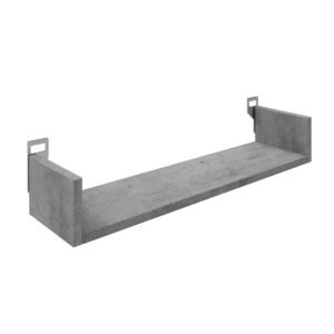Ραφιέρα τοίχου Derva House Genius σε cement γκρι απόχρωση 60x15x10cm