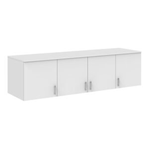 Πατάρι ντουλάπας Royal House Genius τετράφυλλο λευκό 200x58x53εκ