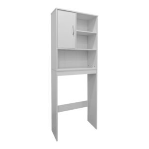 Έπιπλο μπάνιου Tazien House Genius σε λευκή απόχρωση 60x24x168.5εκ
