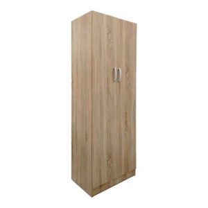 Ντουλάπα δίφυλλη Athos House Genius σε sonoma απόχρωση 60x42x180εκ