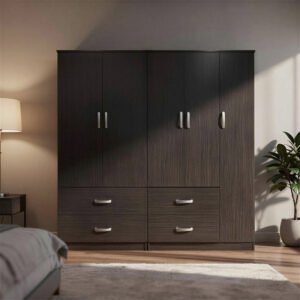 Ντουλάπα πεντάφυλλη Athos House Genius wenge 170x42x180εκ