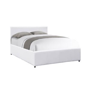 Κρεβάτι Dellia House Genius με αποθηκευτικό χώρο pu λευκό 120x200εκ