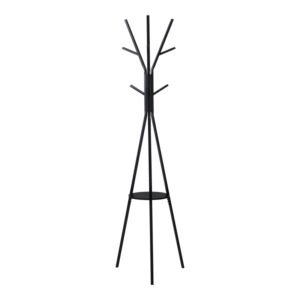 Καλόγερος Denner House Genius μέταλλο σε μαύρη απόχρωση 48.5x48.5x180εκ