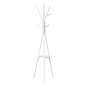 Καλόγερος Denner House Genius μέταλλο σε λευκή απόχρωση 48.5x48.5x180εκ