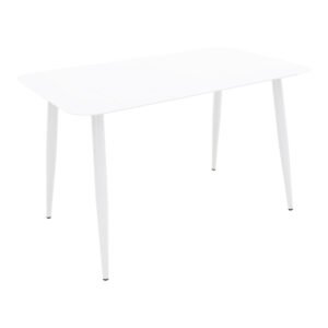 Τραπέζι Vista House Genius αλουμίνιο σε λευκη απόχρωση 150x80x72εκ