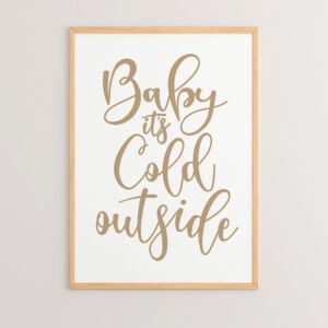 Πίνακας Berby House Genius με ψηφιακή εκτύπωση και πλαίσιο 33x1.5x48εκ