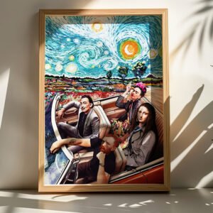 Πίνακας Heavento House Genius με ψηφιακή εκτύπωση και πλαίσιο 33x1.5x48εκ