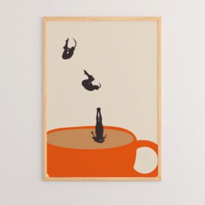 Πίνακας Jany House Genius με ψηφιακή εκτύπωση και πλαίσιο 33x1.5x48εκ