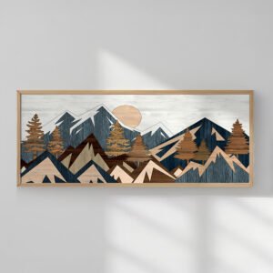 Πίνακας Uelia House Genius με ψηφιακή εκτύπωση και πλαίσιο 70x2x33εκ