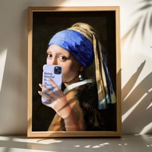 Πίνακας Dorazen House Genius με ψηφιακή εκτύπωση και πλαίσιο 50x2x70εκ