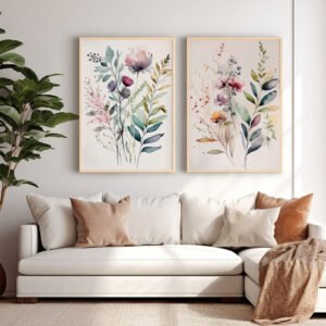 Πίνακας Jeremy House Genius δίπτυχος με ψηφιακή εκτύπωση και πλαίσιο 33x1.5x48εκ