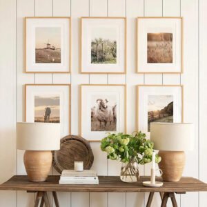 Πίνακας Kaelis House Genius εξάπτυχος με ψηφιακή εκτύπωση και πλαίσιο 33x1.5x48εκ